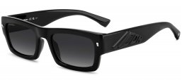 Gafas de Sol - Dsquared2 - ICON 0027/S - 807 (9O) BLACK // DARK GREY GRADIENT