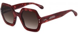 Lunettes de soleil - Isabel Marant - IM 0004/N/S - JR9 (HA) MARBLE RED // BROWN GRADIENT