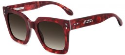 Gafas de Sol - Isabel Marant - IM 0104/S - JR9 (HA) MARBLE RED // BROWN GRADIENT