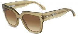Lunettes de soleil - Isabel Marant - IM 0225/S - 3Y5 (EG) KHAKI // BROWN GRADIENT OCHRE