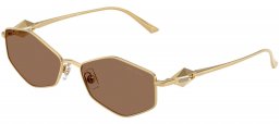 Gafas de Sol - Jimmy Choo - JC4017 - 302373  GOLD // DARK BROWN