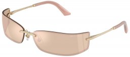 Gafas de Sol - Jimmy Choo - JC4024B - 3006AK  PALE GOLD // PINK MIRROR