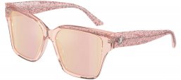 Gafas de Sol - Jimmy Choo - JC5003 - 5039/Z TRANSPARENT PINK GLITTER // PINK MIRROR GOLD