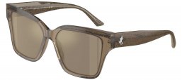 Gafas de Sol - Jimmy Choo - JC5003 - 50405A  TRANSPARENT BROWN GLITTER // LIGHT BROWN MIRROR GOLD