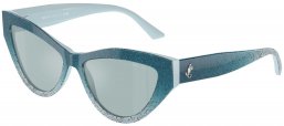 Gafas de Sol - Jimmy Choo - JC5004 - 50497C  SKY BLUE GRADIENT GLITTER // LIGHT BLUE MIRROR