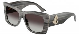 Gafas de Sol - Jimmy Choo - JC5036B - 50638G  STRIPED BLACK // GREY GRADIENT