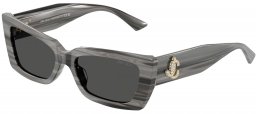 Gafas de Sol - Jimmy Choo - JC5037BU - 506387  STRIPED BLACK // DARK GREY