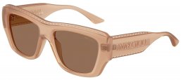 Gafas de Sol - Jimmy Choo - JC6003U - 509173  TRANSPARENT TAN // DARK BROWN