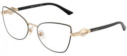 Monturas - Jimmy Choo - JC2012 - 3010  BLACK PALE GOLD