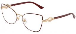 Monturas - Jimmy Choo - JC2012 - 3025  RED PALE GOLD