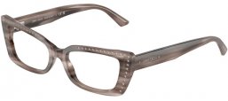 Monturas - Jimmy Choo - JC3018B - 5056  BLACK GLITTER SILVER TONE