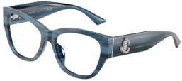 Frames - Jimmy Choo - JC3033BU - 5072  STRIPED NAVY BLUE