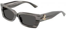 Gafas de Sol - Jimmy Choo - JC5037BU - 506387  STRIPED BLACK // DARK GREY