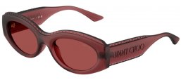 Gafas de Sol - Jimmy Choo - JC6002U - 509375  TRANSPAARENT RED BLUEBERRY // DARK VIOLET