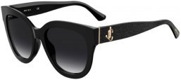 Gafas de Sol - Jimmy Choo - JILL/G/S - NS8 (9O) BLACK GLITTER // DARK GREY GRADIENT