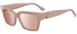 Gafas de Sol - Jimmy Choo - JO/S - KON (2S) NUDE GLITTER // PINK SILVER FLASH