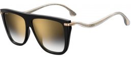 Sunglasses - Jimmy Choo - SUVI/S - 807 (FQ) BLACK // GREY GRADIENT GOLD MIRROR