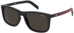 Sunglasses - Levi's - LV 5025/S - 003 (IR) MATTE BLACK // GREY BLUE
