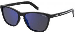 Sunglasses - Levi's - LV 5027/S - 807 (XT) BLACK // BLUE SKY MIRROR