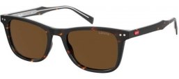 Sunglasses - Levi's - LV 5016/S - 086 (70) DARK HAVANA // BROWN
