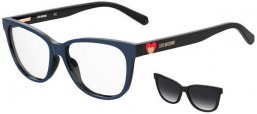 Monturas - Love Moschino - MOL052/CS - 807 (9O) BLACK // + CLIP ON DARK GREY GRADIENT