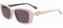 Sunglasses - Love Moschino - MOL060/S - 35J (IR) PINK // GREY