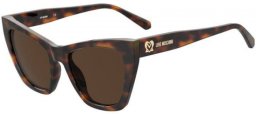 Sunglasses - Love Moschino - MOL070/S - 086 (70) DARK HAVANA // BROWN