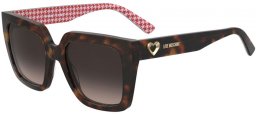 Gafas de Sol - Love Moschino - MOL099/S - 2VM (HA) HAVANA PATTERNED // BROWN GRADIENT