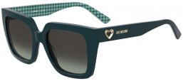 Gafas de Sol - Love Moschino - MOL099/S - 6HO (IB) GREEN PATTERNED // GREY GRADIENT GREEN