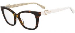 Monturas - Love Moschino - MOL621 - 9VO HAVANA WHITE
