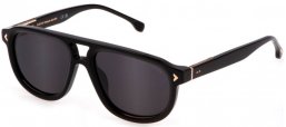 Sunglasses - Lozza - SL4330 - 700K  SHINY BLACK // SMOKE