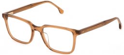 Lunettes de vue - Lozza - VL4308 - 0D67  SHINY TRANSPARENT BROWN