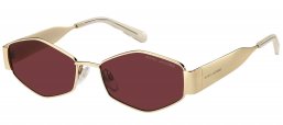 Gafas de Sol - Marc Jacobs - MARC 496/SHINY - NOA (4S) GOLD BURGUNDY // BURGUNDY