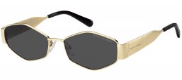 Gafas de Sol - Marc Jacobs - MARC 496/SHINY - RHL (IR) GOLD BLACK // GREY