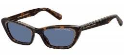 Gafas de Sol - Marc Jacobs - MARC 499/S - DXH (KU) HAVANA GLITTER // BLUE GREY