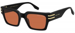Gafas de Sol - Marc Jacobs - MARC 787/S - 8LZ (W7) BLACK // ORANGE