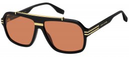 Gafas de Sol - Marc Jacobs - MARC 840/S - 8LZ (W7) BLACK // ORANGE