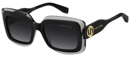 Gafas de Sol - Marc Jacobs - MARC 850/S - 08A (9O) BLACK GREY // DARK GREY GRADIENT