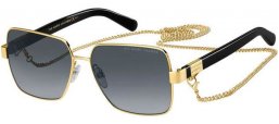 Sunglasses - Marc Jacobs - MARC 495/S - J5G (9O) GOLD // DARK GREY GRADIENT