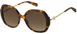 Sunglasses - Marc Jacobs - MARC 581/S - 05L (HA) HAVANA // BROWN GRADIENT