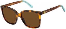 Lunettes de soleil - Marc Jacobs - MARC 582/S - ISK (70) HAVANA AZURE // BROWN