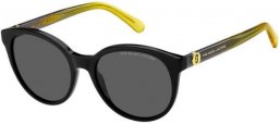 Sunglasses - Marc Jacobs - MARC 583/S - 71C (IR) BLACK YELLOW // GREY BLUE