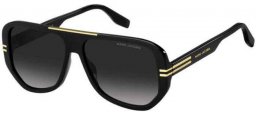 Sunglasses - Marc Jacobs - MARC 636/S - 807 (9O) BLACK // DARK GREY GRADIENT