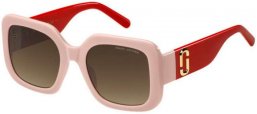 Gafas de Sol - Marc Jacobs - MARC 647/S - C48 (HA) PINK RED // BROWN GRADIENT