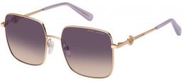 Sunglasses - Marc Jacobs - MARC 654/S - HZJ (FF) GOLD LILAC // GREY GRADIENT FUCHSIA