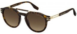 Sunglasses - Marc Jacobs - MARC 675/S - 086 (HA) DARK HAVANA // BROWN GRADIENT