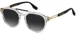 Lunettes de soleil - Marc Jacobs - MARC 675/S - 900 (9O) CRYSTAL // DARK GREY GRADIENT