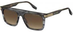 Sunglasses - Marc Jacobs - MARC 680/S - 2W8 (HA) GREY HORN // BROWN GRADIENT