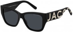 Gafas de Sol - Marc Jacobs - MARC 695/S - 80S (2K) BLACK WHITE // DARK GREY