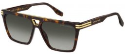 Sunglasses - Marc Jacobs - MARC 717/S - 086 (9K) HAVANA // GREEN GRADIENT